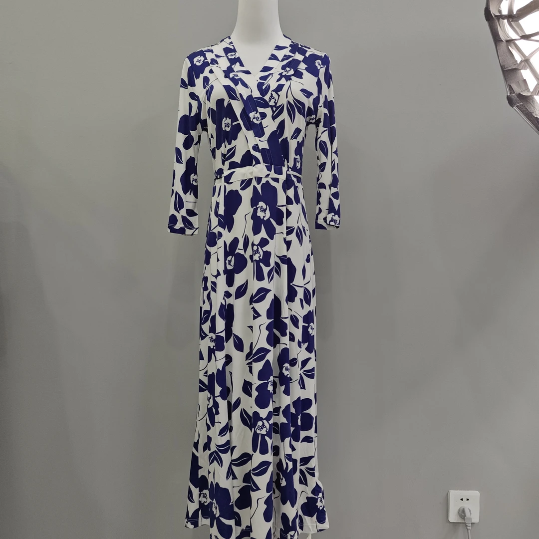 FG-JY5103 高端系列 新款高定针织桑蚕丝连衣裙