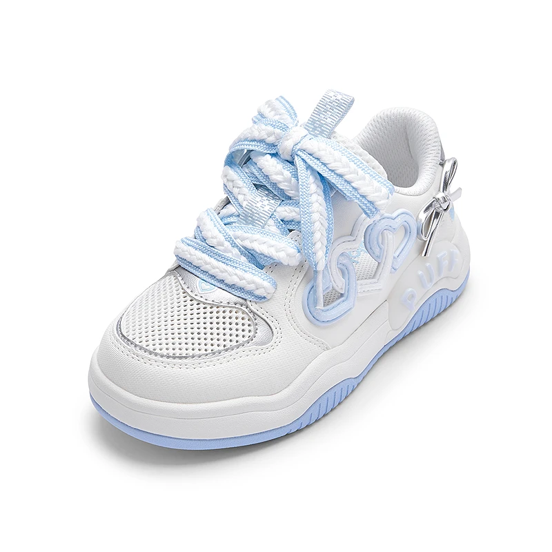 BALABALA巴拉巴拉女童板鞋镂空透气2025夏鞋子蝴蝶结204225141005