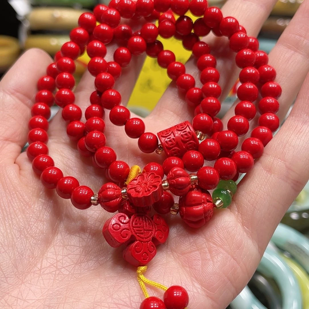 南红玛瑙颈饰未镶嵌