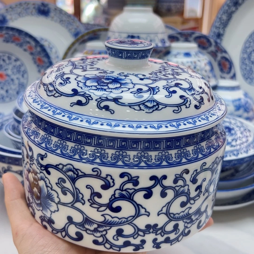 江西釉下彩茶叶罐