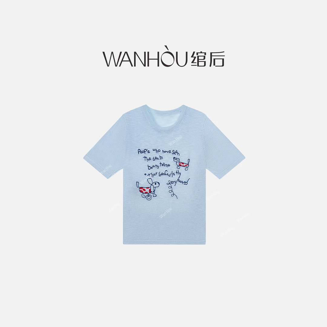 【C2636】WH-设计师款时尚百搭简约休闲女装针织XF