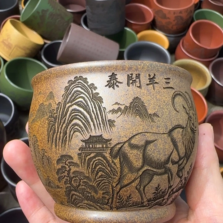 茶杯紫砂全手工紫砂