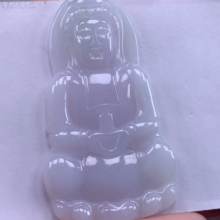 颈饰未镶嵌翡翠玉观音吊坠