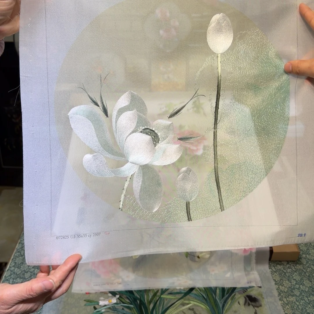 刺绣手工苏绣工艺单面绣片