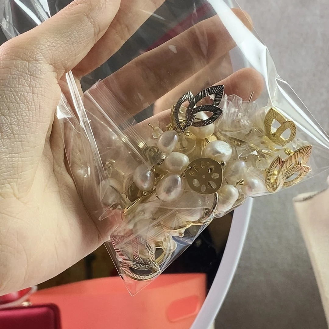 银S925镶嵌珠宝奇石淡水珍珠