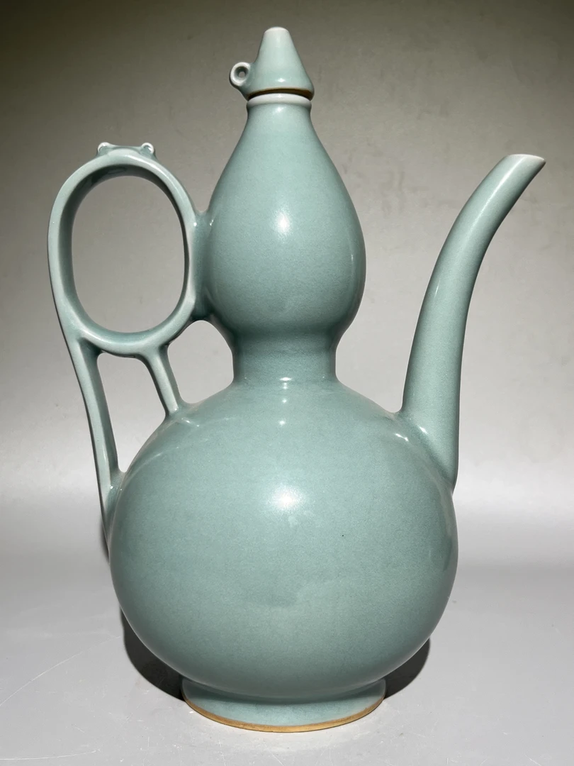 龙泉粉青釉执壶,精品