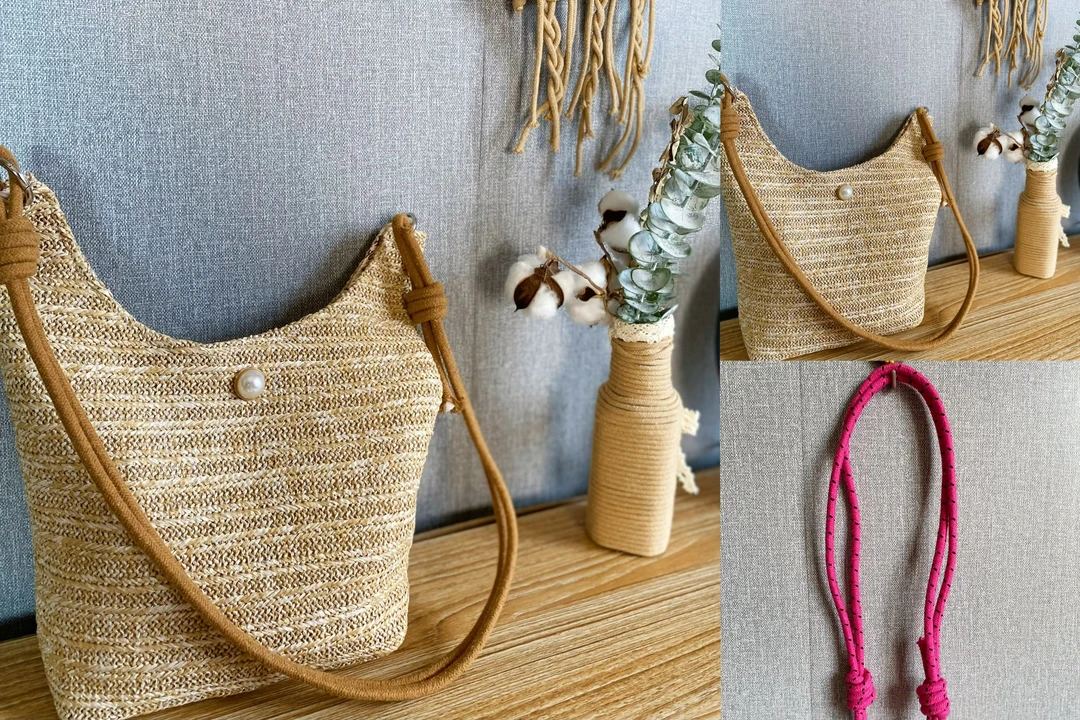 包盖单肩编织时尚水桶包斜挎包零钱包文艺运动风