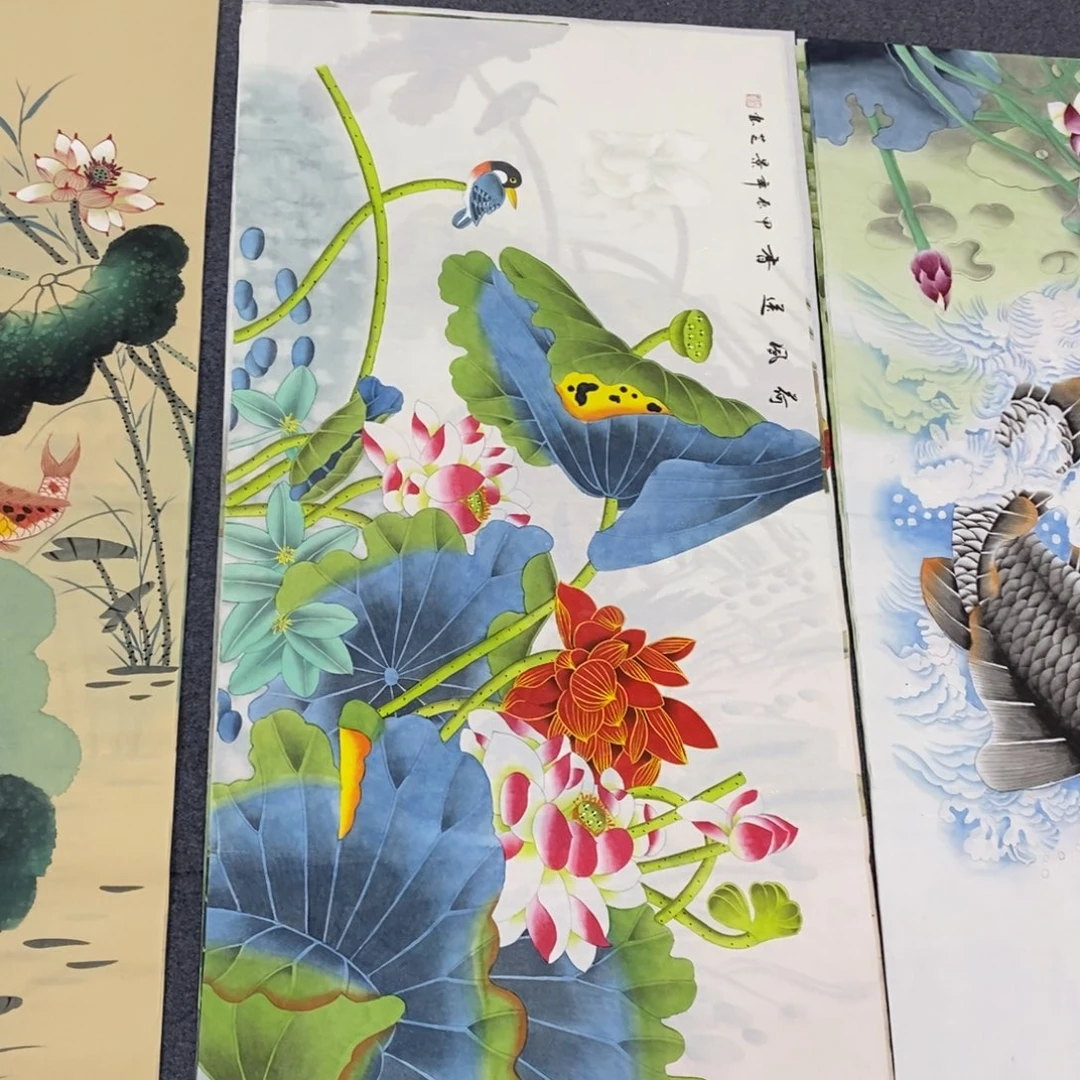 国画尺寸140✖️70四尺精品手绘工笔画