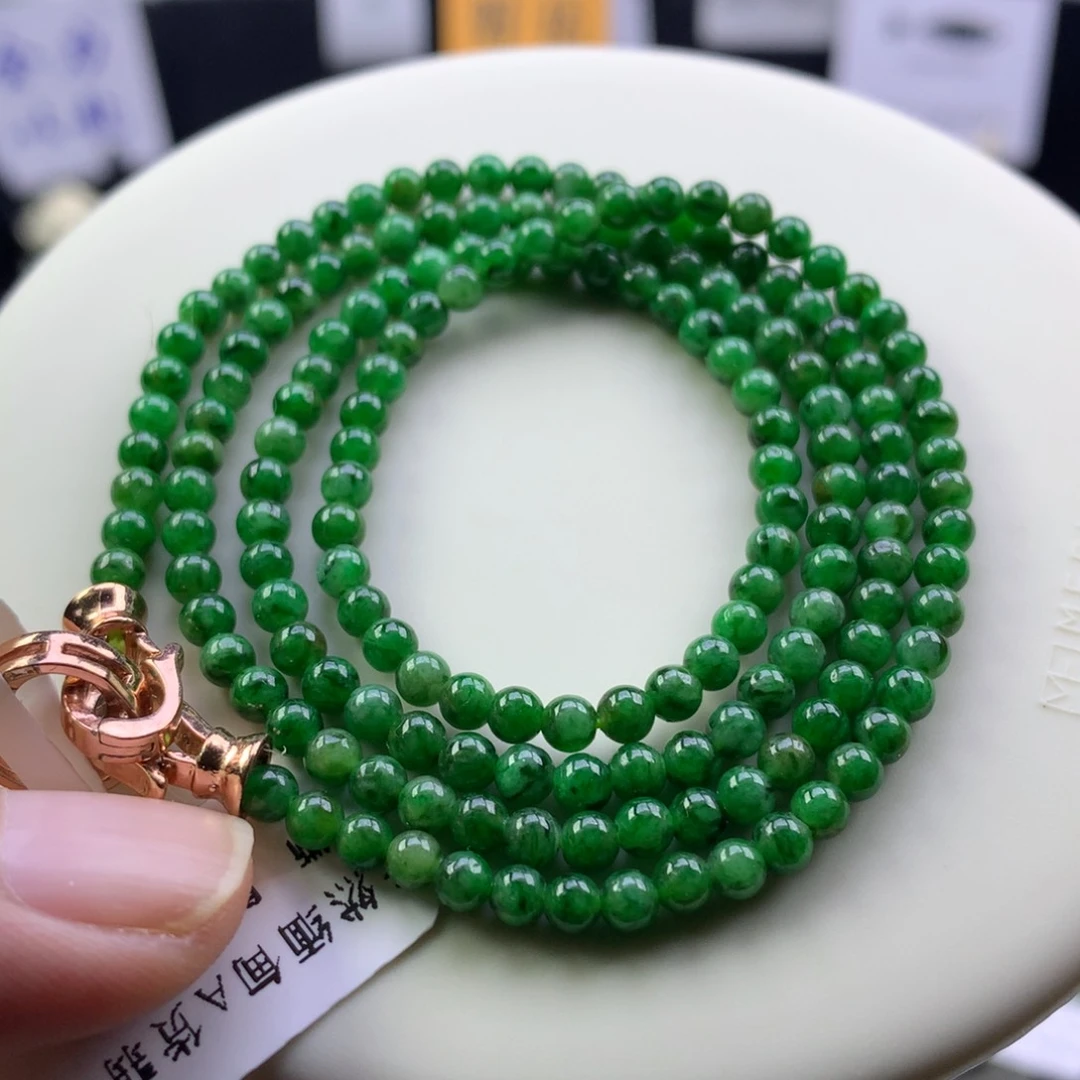 未镶嵌手串翡翠卡3.5
