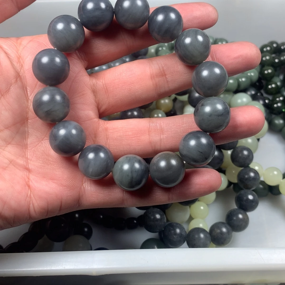 和田玉未镶嵌手链