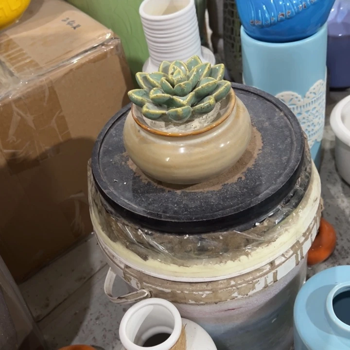 摆件陶瓷花瓶摆件外贸出口微瑕捡漏