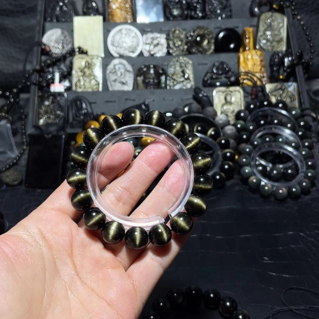 黑曜岩珠宝奇石未镶嵌因****啊