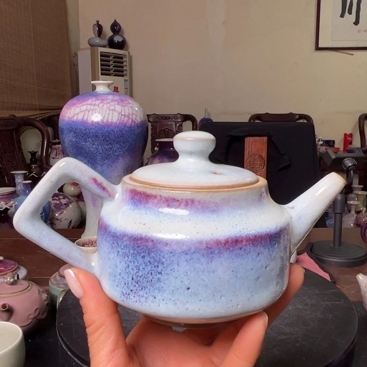 牛家钧窑牛自恒老师钧瓷微瑕