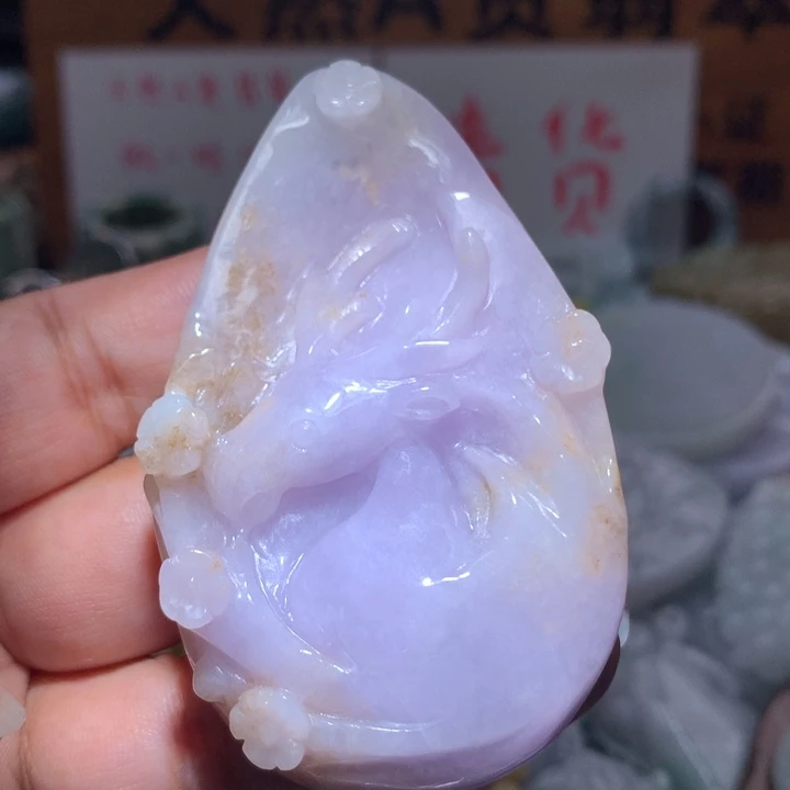 翡翠未镶嵌颈饰保真天然A货翡翠