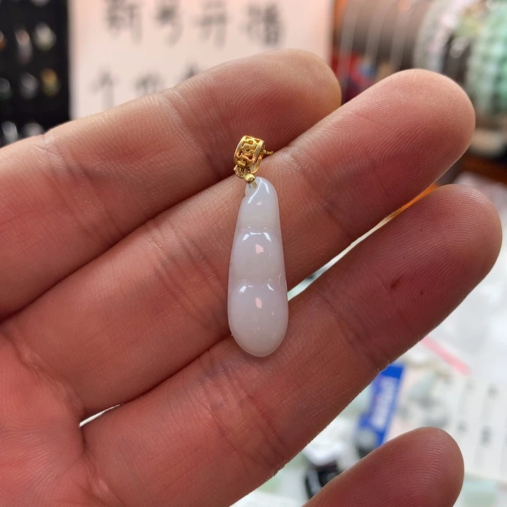 翡翠银S925镶嵌颈饰