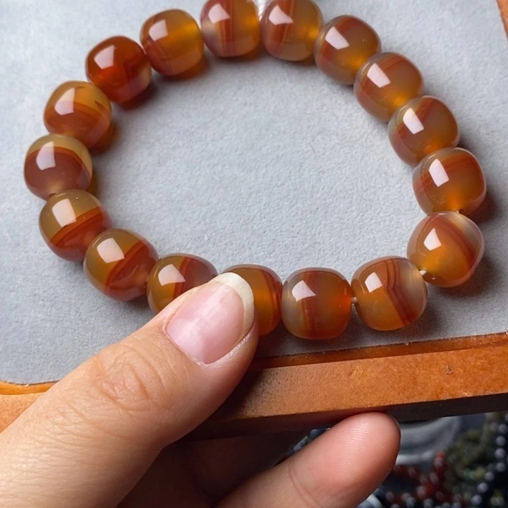 玛瑙/玉髓未镶嵌手链