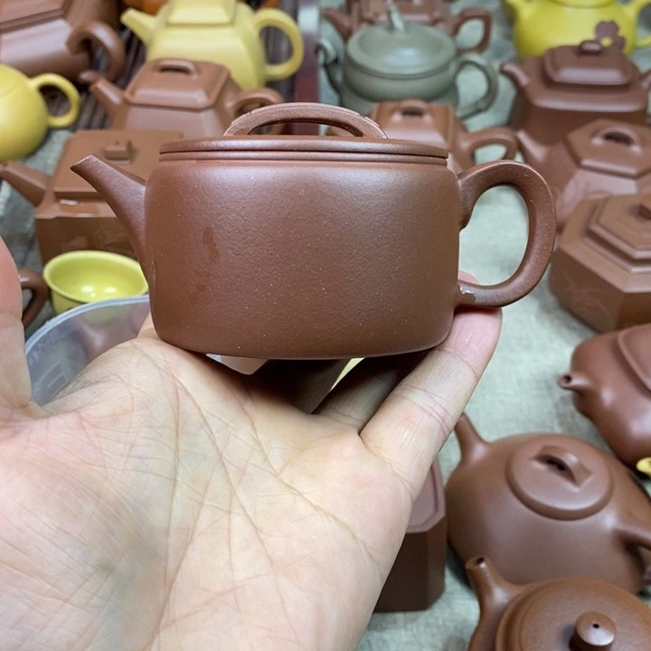 紫砂茶杯原矿黄龙山40目零添加底槽青汉瓦容量180-190