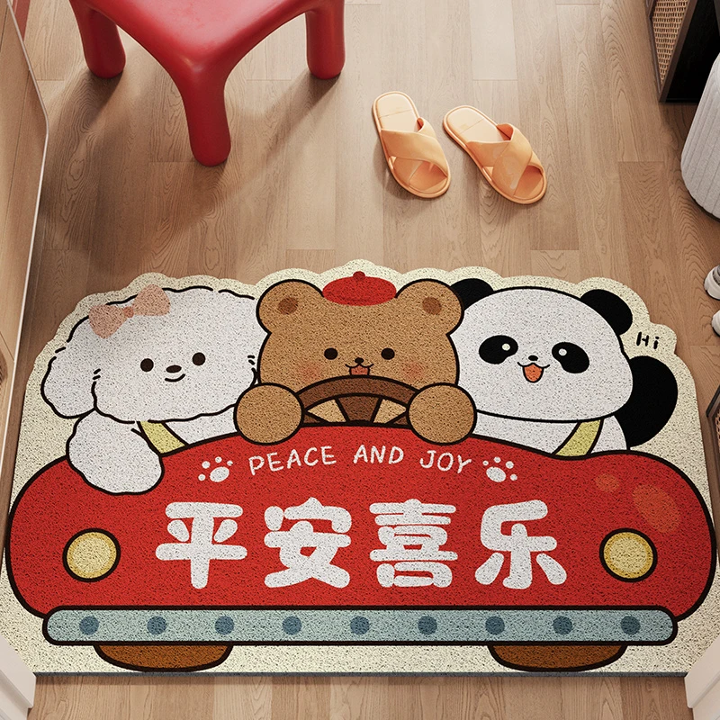 入户门地垫玄关大门口进门室内脚垫门垫地毯防滑垫子入户门垫可爱
