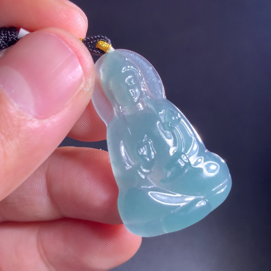 翡翠未镶嵌颈饰天然A货翡翠时尚气质女款吊坠挂坠