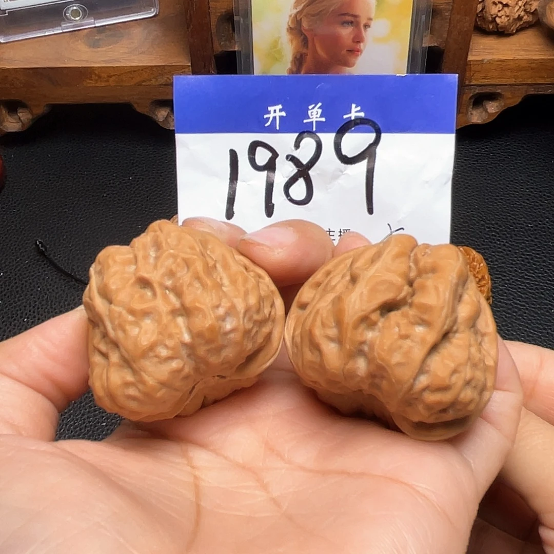 把件文玩核桃蛙蛙41尺。