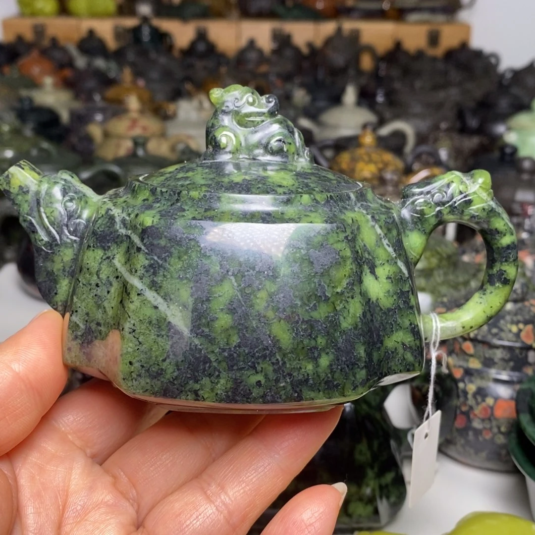 藏玉药王石龙尊壶240cc