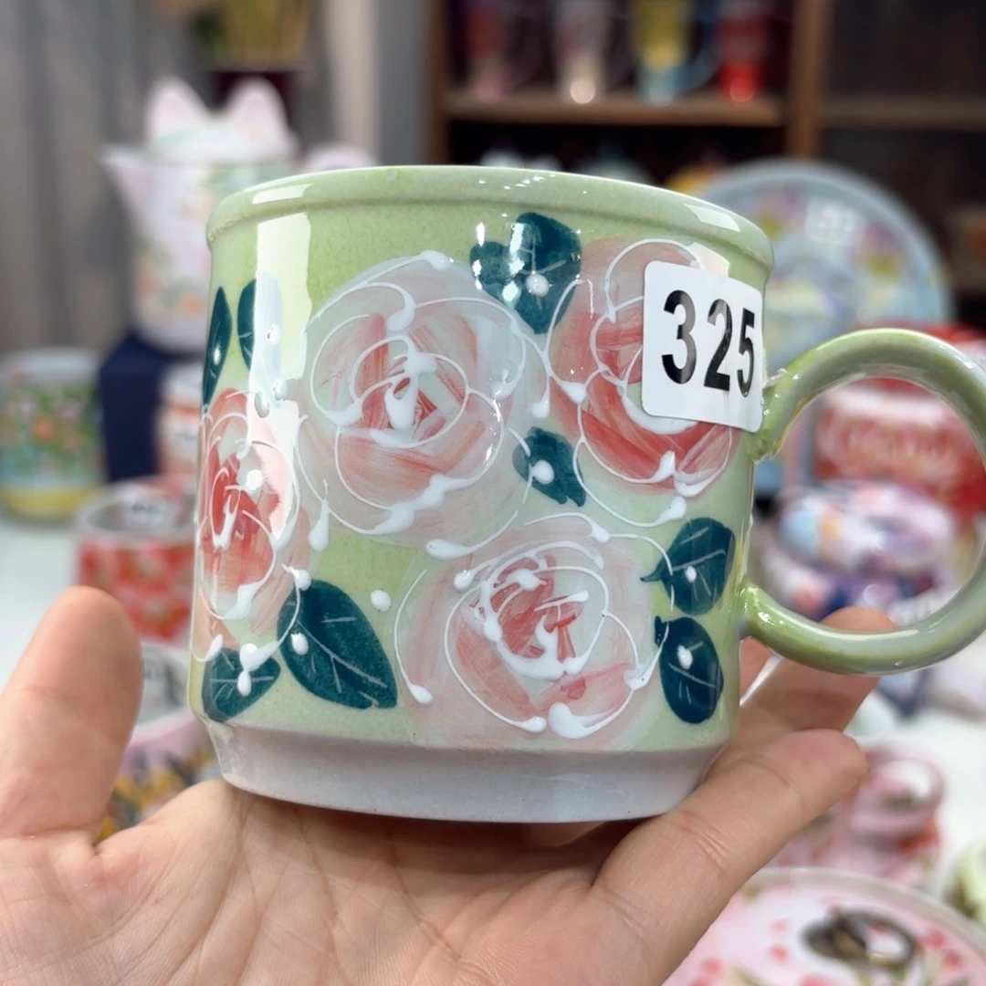 景德镇手绘高温釉下彩陶瓷茶具