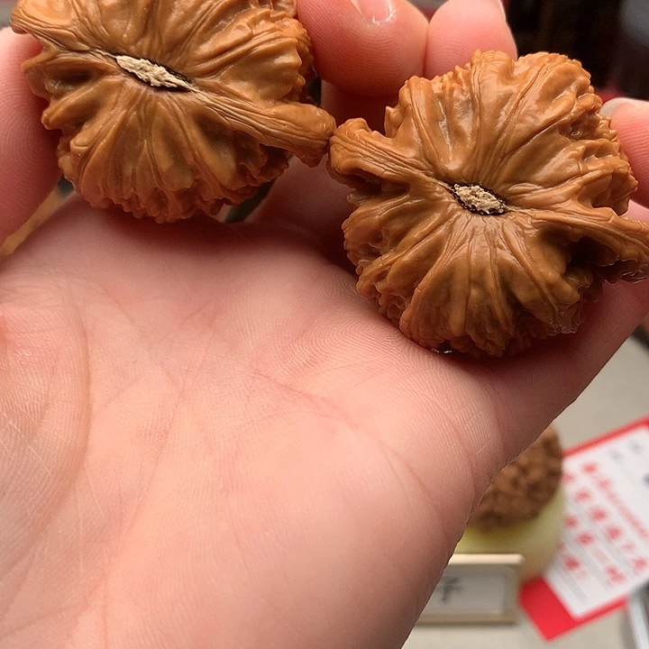 文玩核桃吊坠44尺白狮子861号