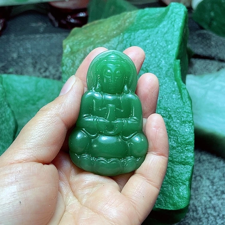 新疆东陵玉挂件观音