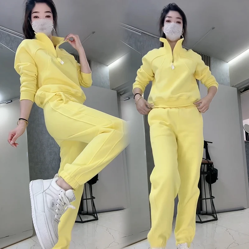 2025秋季新款时尚显瘦气质网红高档套装女高级百搭宽松大码两件套