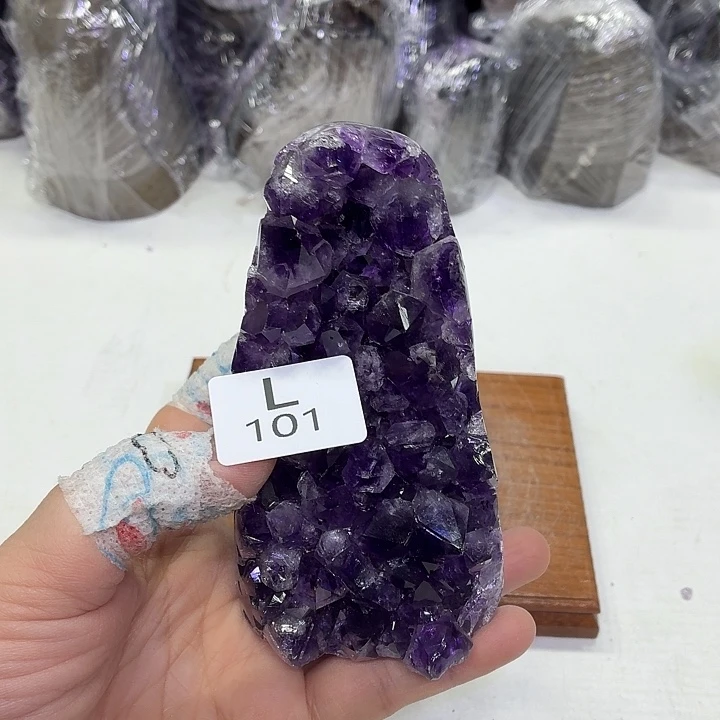 摆件水晶未镶嵌天然紫水晶