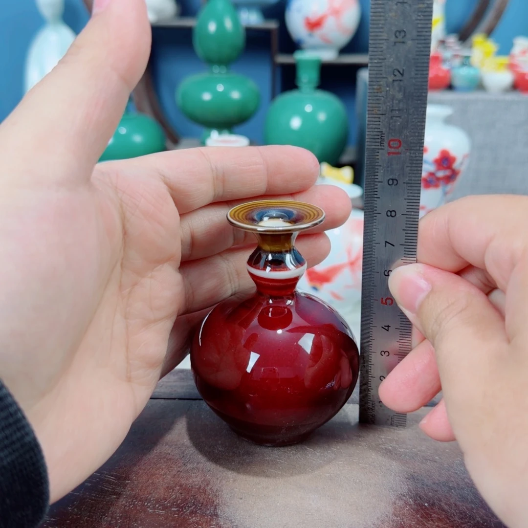 陶瓷手工小花器摆件