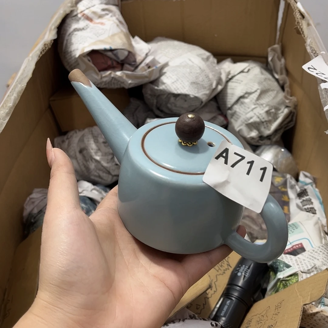 瓷片茶摆件工艺品摆件666