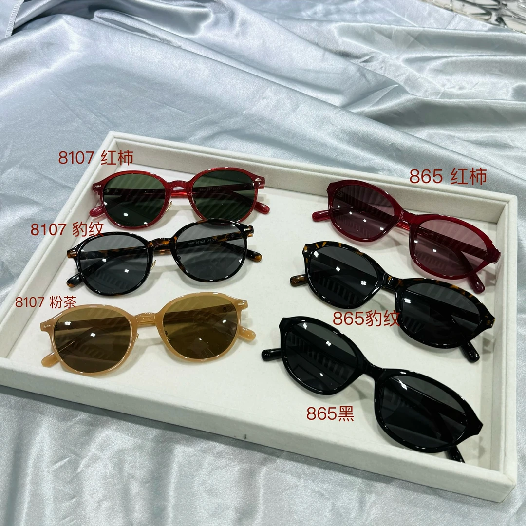 【柿红墨镜】遮阳防晒超轻TR时髦显脸小遮颧骨···可配度数