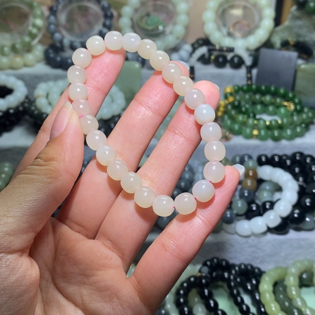 和田玉未镶嵌手链