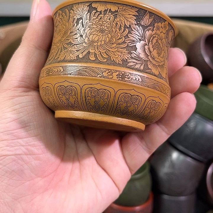 茶杯紫砂全手工紫砂主人杯