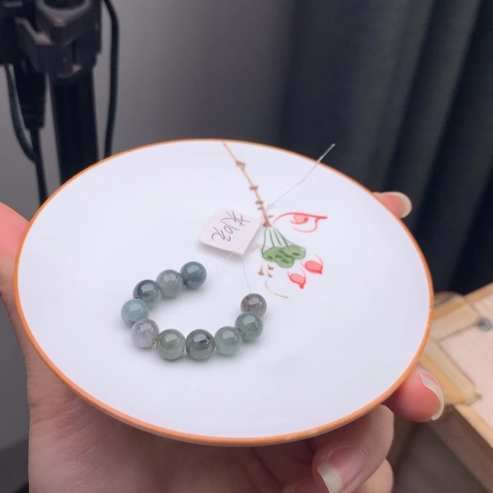 翡翠未镶嵌手链翡翠y2101 卡6.5