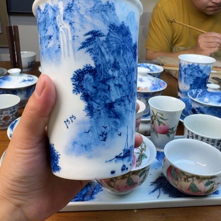 杯子山水画山水山水山水