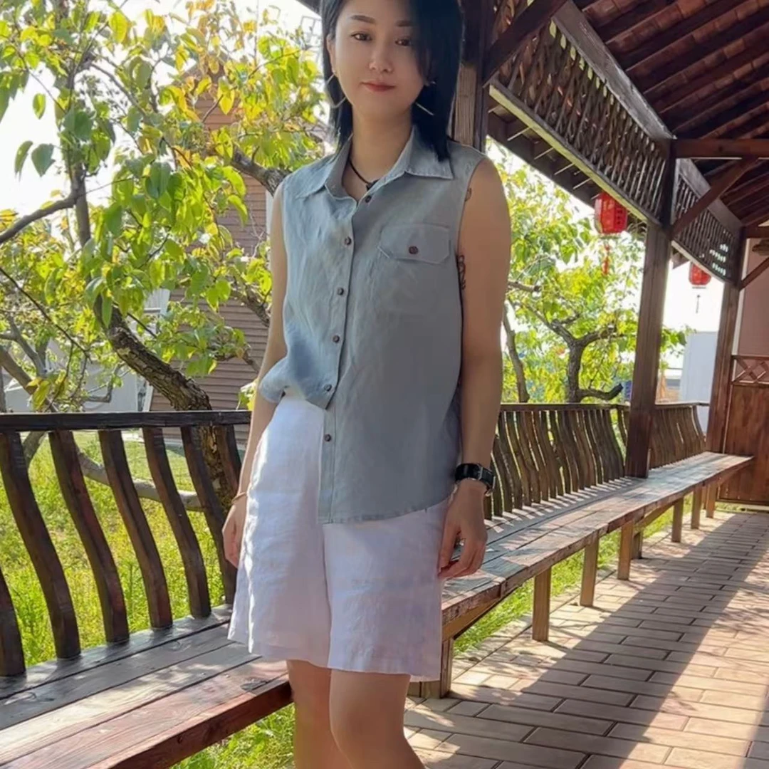 单件夏季607款纯亚麻衬衫