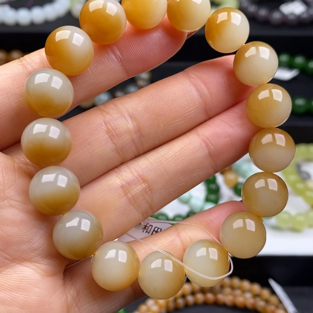 和田玉未镶嵌手串