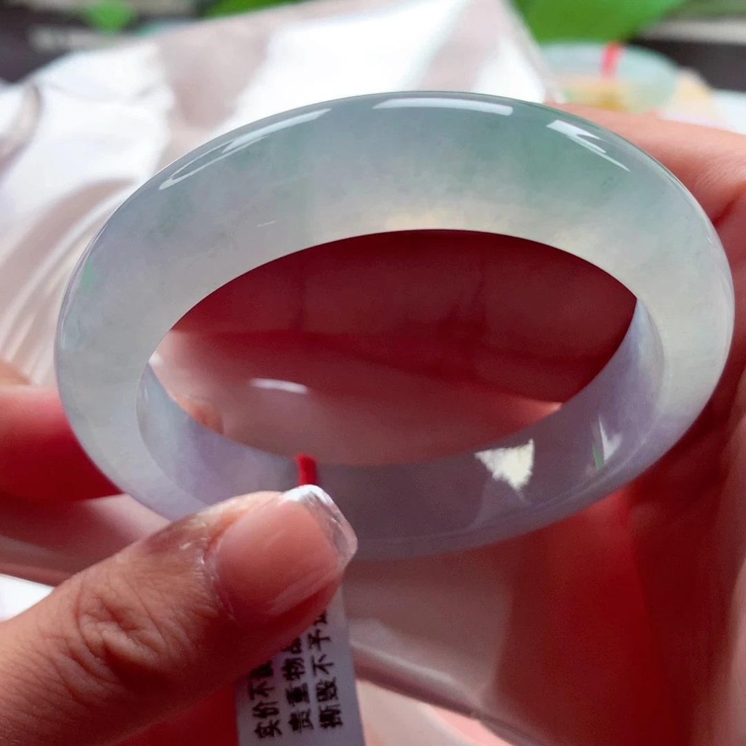 ****.翡翠未镶嵌手镯师妹冰晴炸光性价比分单