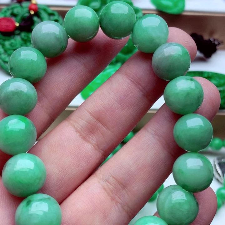 翡翠未镶嵌手链手串