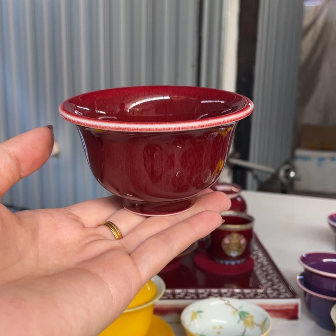 清欢雅玩原矿郎红福利压手杯