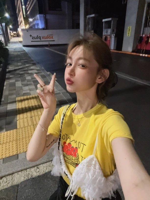 X·HEHENo退no换【小番茄】韩国设计师款褶皱不规则半裙