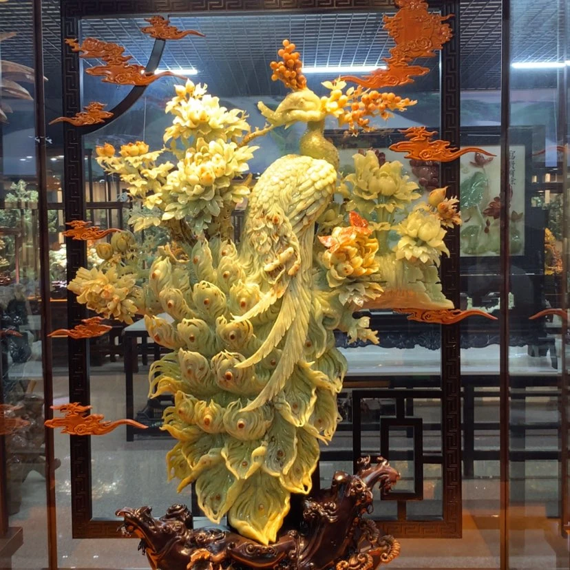 【闪购商品】蛇纹石玉未镶嵌摆件覆膜