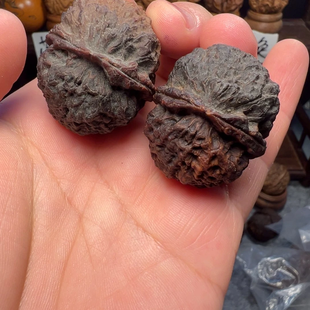 吊坠文玩核桃荔枝纹37mm