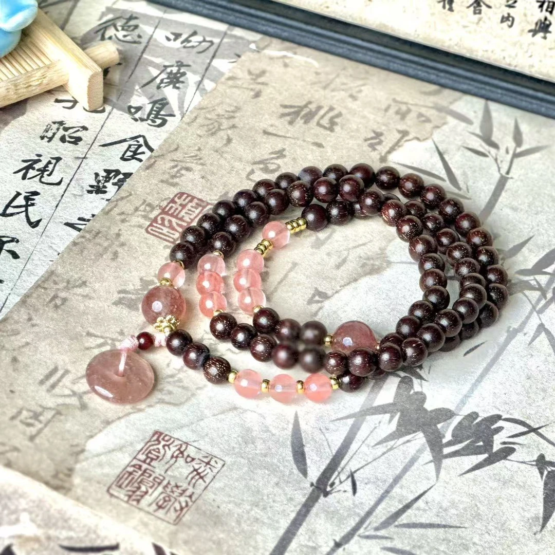 QW384 小叶紫檀手串（ZHB）