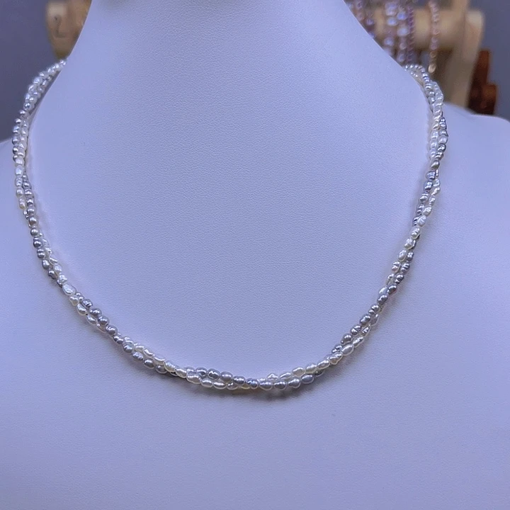 淡水珍珠手绳合金