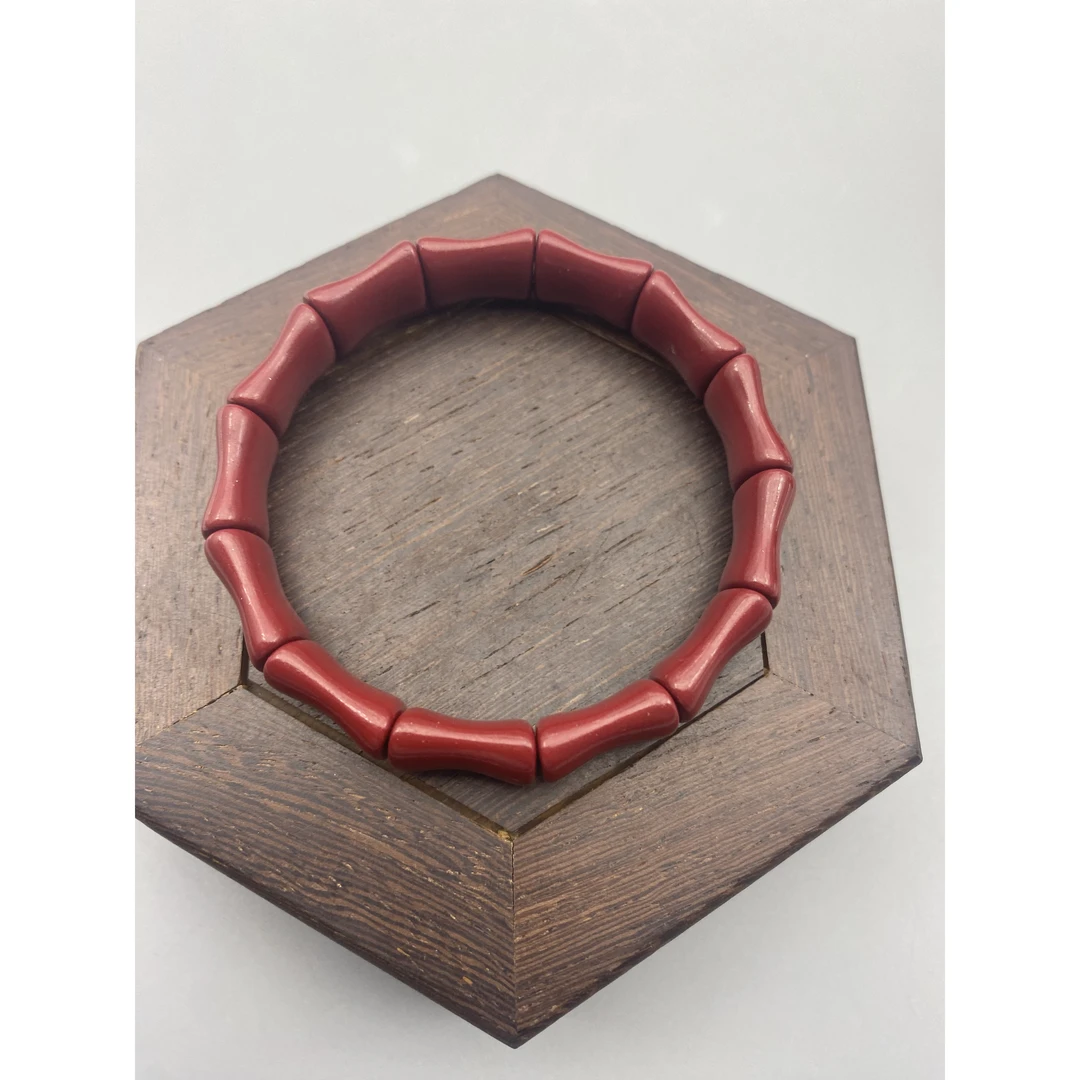 含辰砂工艺品ZA938-紫色雕刻手牌手串