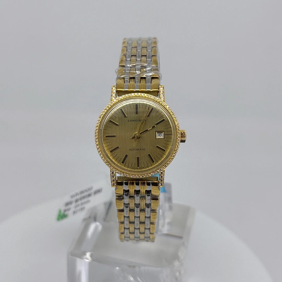 95新 Longines/浪琴 自动机械腕表后钻25.5mm/公价32999/wh9022