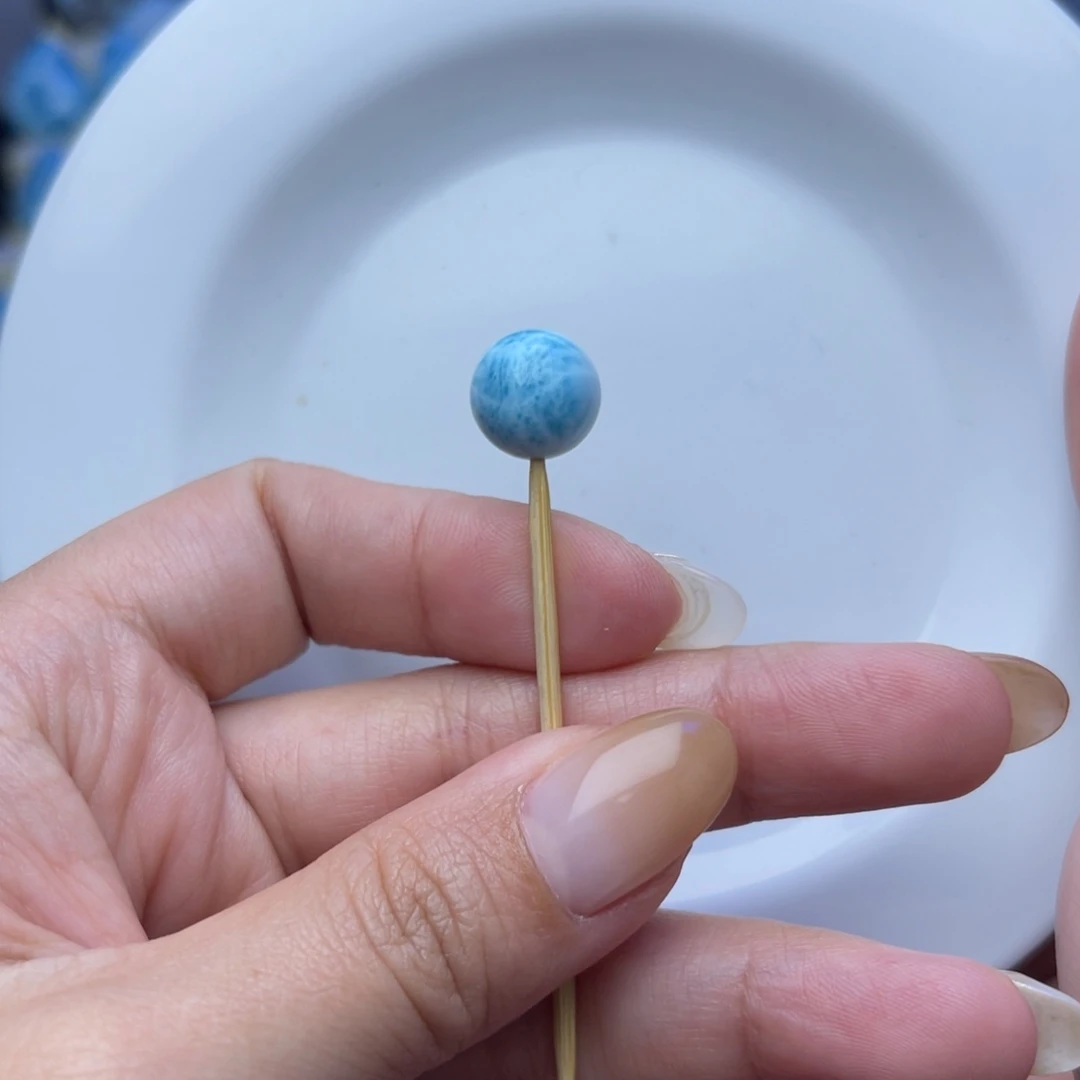 未镶嵌针钠钙石（海纹石）珠宝半成品